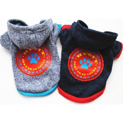 Hot 2021 Winter Dog Hoodies Coats Soft Warm Fleece New Year Pets Sweater Jackets Lovely Small Pets Supplier Accessories Outdoor