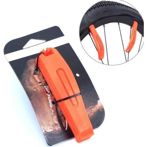 3Pcs Tire Spoon Ultralight Durable Curved Hardened Plastic Bike Tyre Tire Lever Remover MTB Bike Wheel Repair Tire Tool Orange