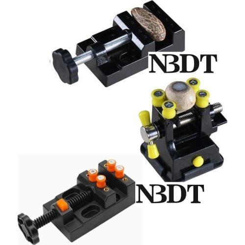 Mini Drill Press Vise Table Bench Clamp for Jewelry Walnut Watch Repairing Clip On DIY Sculpture Craft Flat Vaccum Suction