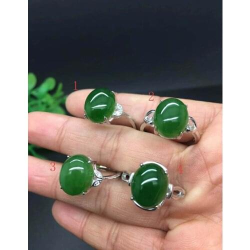 Nephrite jade Ring, fashionable and fashionable, alive, color, such as drawings, specifications 10~12mm