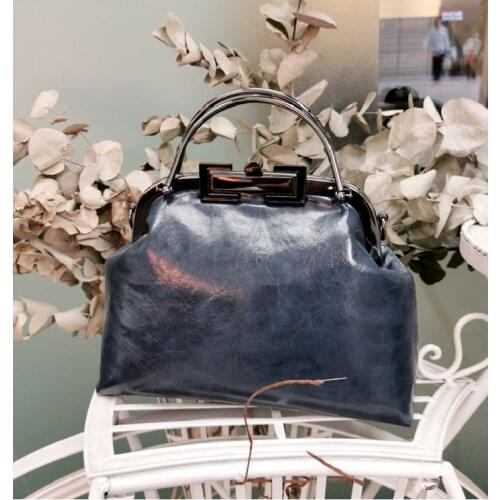 Non finished products PU WAX PAPER leather B081handle purse frame DIY Kiss Lock Bag Material package coin purse Kits 26*23*8cm