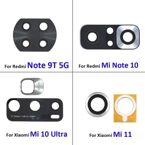 New For Xiaomi Mi Note 10 Pro Rear Back Camera Glass Lens Cover For Xiaomi Mi 11Lite Mi9 Se Mi10 Pro note 9t acement Pasts