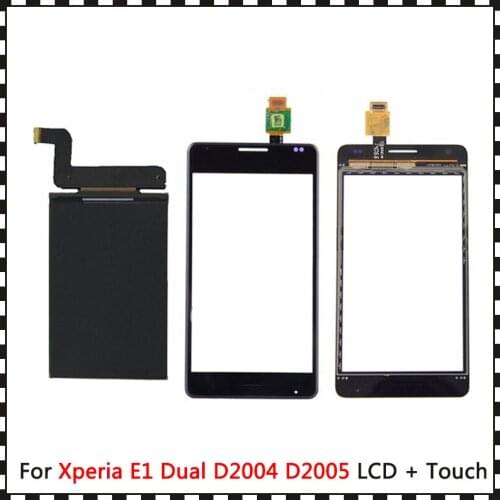 New High Quality 4.0'' For Sony Xperia E1 Dual D2004 D2005 Lcd Display With Touch Screen Digitizer Sensor