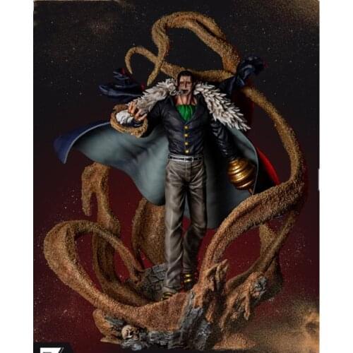 ONE PIECE GK ZN Sir Crocodile Statue Rustle Fruit Desert King Mr.0 Resin Action Figure Collection Model Toys Y2026