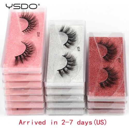Wholesale Maquiagem Eyelashes 10/50/100 PCS 3d Mink Lashes Maquillaje Lashes Maquillage False Eyelashes Makeup Faux Cils In Bulk