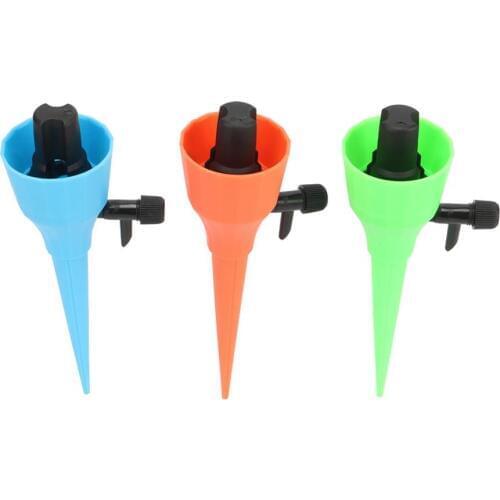 Adjustable Automatic Spiked Self-Watering Dripper Plant Watering Drip System Waterer Home Garden Lazy Planting Watering Device