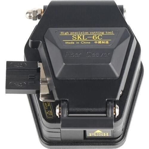 Cleaver Cutting tool Machine auto rotating blades optical fiber cleaver SKL-6C