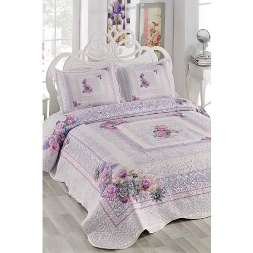 Berry Double Personality Quilted Bedspread