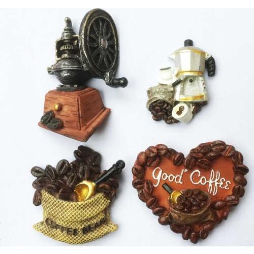 BABELEMI Seattle USA Tourist Fridge Magnet Coffee Culture Refrigerator Sticker DIY Home Decoration