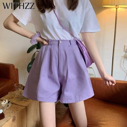 Женские шорты с высокой талией WITHZZ China At AliExpress