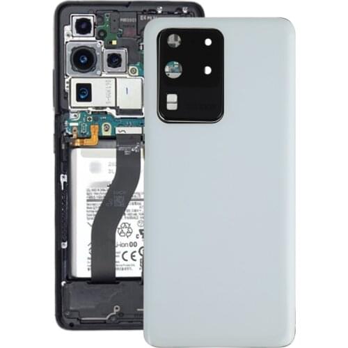 Battery Back Cover with Camera Lens Cover for Samsung Galaxy S20 Ultra