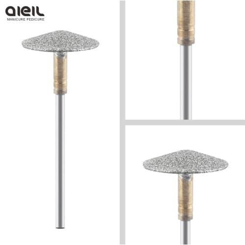 Umbrella Diamond Nail Drill Bits Pedicure 3/32" Metal Sanding Disc Manicure Bits Nail Drill Accessories Foot File Tools