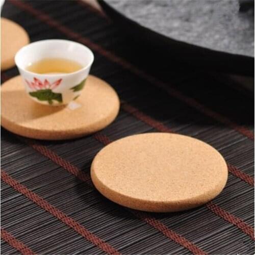 1pcs 9cm Round Tea Coasters Hot Wine Table Mats Plain Coffee New Cup Mat Drink Pop Placemats Table Tools