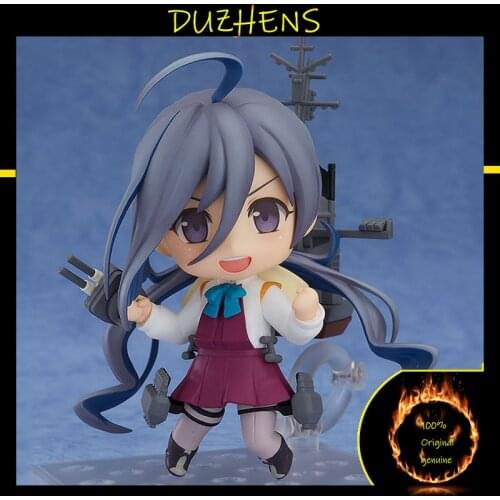 100% Original genuine Kantai Collection kiyoshimo Q version figma PVC Action Figure Anime Figure Model Toys Figure Doll Gift
