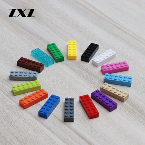 100pcs/lot Kids Educational Toys Building Rainbow Blocks Bricks 2X6 Model Parts 44237 Small Particles Accessory MOC Build Toys