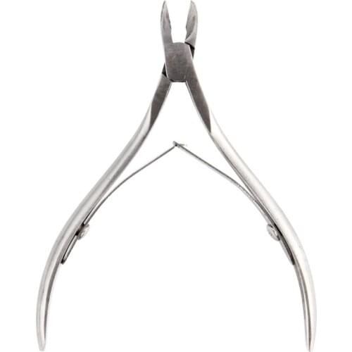 2pcs NEW Stainless Steel Cuticle Scissor Toe Cuticle Nipper Trimmer Cutter Nail Art Clipper for Trim Dead Skin Cuticle Hot Hot