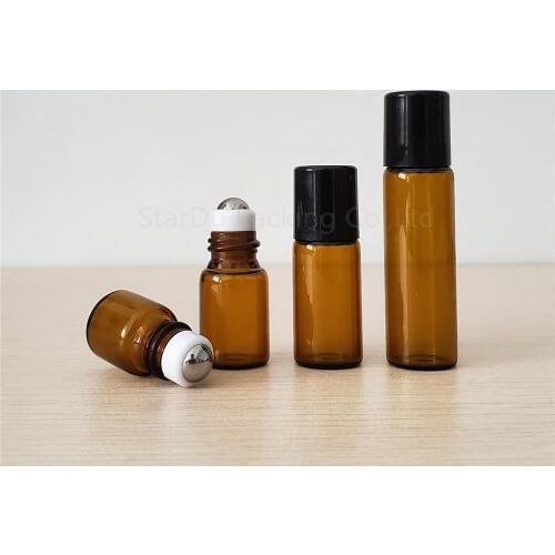 3ml 50pcs slim roll on roller bottles for essential oils rollon refillable perfume bottle deodorant containers