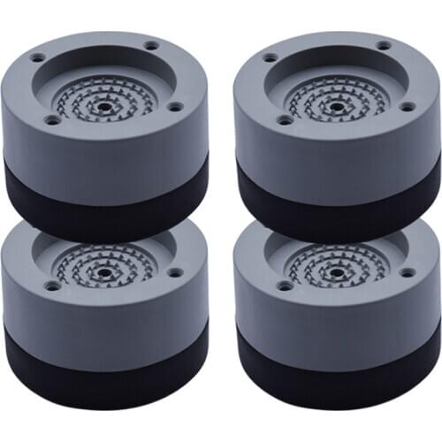 4Pcs Washing Machine Anti-Vibration Feet Heavy Duty Washer Dryer Pad Furniture Non Slip Raise Height Feet Floor Protectors Mat