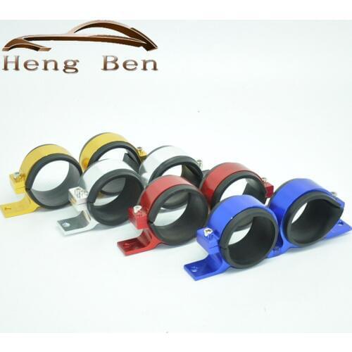 HB Billet Aluminum 60MM Dual Fuel Filter Fuel Pump Bracket/Clamp /Mount For 044 Fuel Pump