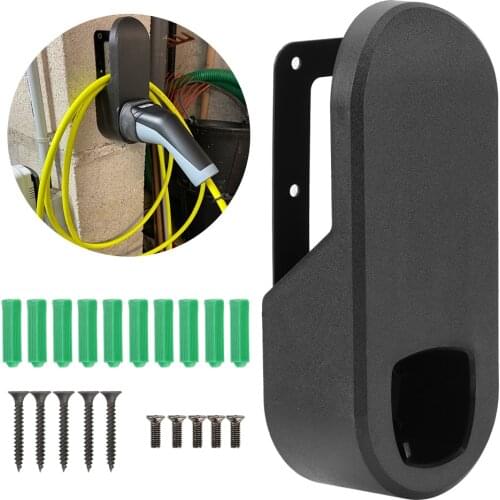 Car Charging Cable Organizer Wall Mount Charger Holder Car Accessories Connector Bracket For Tesla Model 3 S X Y