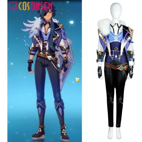 Genshin Impact Kaeya Cosplay Costume Kaeya Alberich Full Set COSPLAYONSEN Mens Custom Made