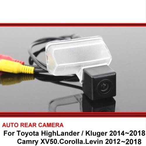 For TOYOTA Corolla Camry Levin HighLander Kluger Night Vision Car Rear View Camera Reverse Backup Rearview Parking HD SONY CCD
