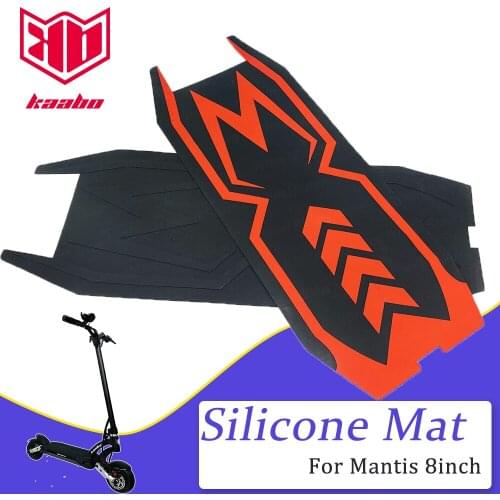 Kaabo Mantis8 Silicone Mat Carpet Pad Foot Deck Cover 1600W Mantis Mini 1600W Electric Scooter Spare Parts Accessories Red Black