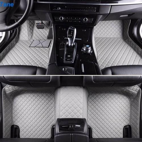 Tane leather car floor mats For Mini countryman r60 one cooper R50 R52 R53 R56 R57 R58 F55 F56 F57 accessories carpet rug