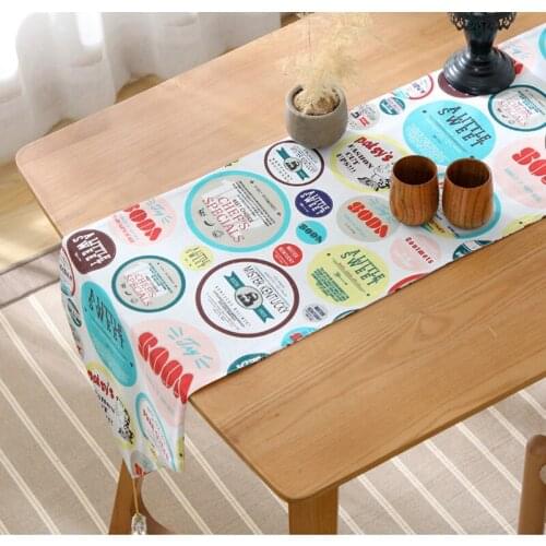 Circle style fashion modern table runner table cloth cabinet cover bed runner cabinet cover home party festival decoration