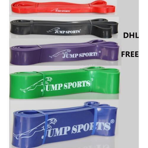 DHL 5 bands one set latex pull up band crossfit resistance bands fitness body gym power training Yoga Exercise Fitness band