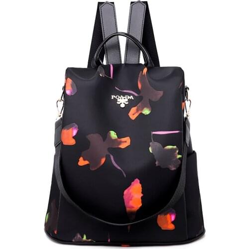 Trendy Fashion Oxford Printed Backpack Korean Style Ladies Backpack Anti-theft Backpack Travel Bag Large Capacity Backpack