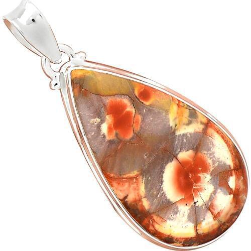 Nature Mexican Bird Eye Pendant 925 Sterling Silver Jewelry, 53 mm, MHBAP5102