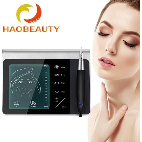 New Style Beauty Permanent Makeup Tattoo Accessories Microblading Eyebrow Embroidery Digital Tattoo Machine for Eyebrow Lip