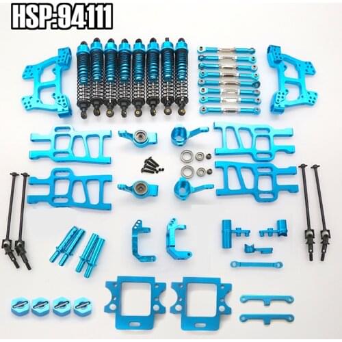 HSP Full Set Upgrade Parts For HSP RC 1:10 94111 94108 Crawler Car Monster