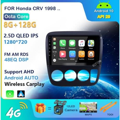 9 Inch Big Screen Car Fascia Stereo 2Din Adapter Frame For Honda CRV 1998 Right Hand Drive Audio Player Dash Fitting Panel Bezel