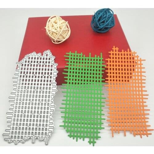 Grid, small square mesh metal die-cut paper crafts, scrapbooks, cardboard, photo albums, greeting cards DIY decoration