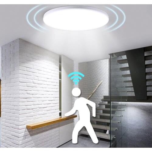 Led Ceiling Lights PIR Motion Sensor Modern Lamp 18W 12W For Kitchen Indoor Home Lighting Hallway Corridor Surface Mounted