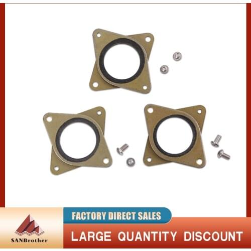 Upgraded NEMA 17 Stepper Steel and Rubber Vibration Dampers with M3 Screw -CNC for 3D Printer Creality CR-10, CR-10S, Ender 3