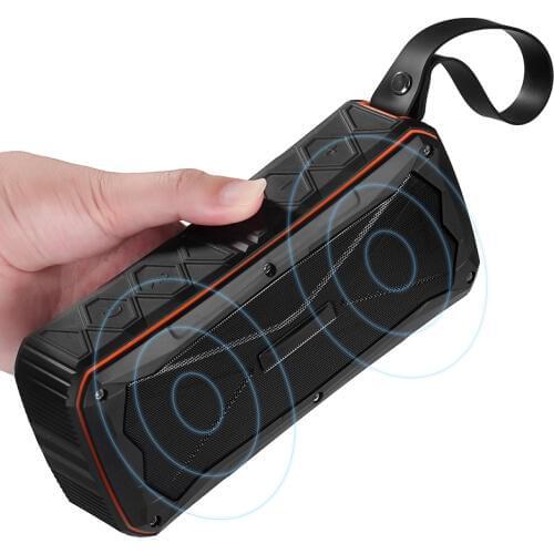 Waterproof Outdoor Portable Bluetooth Speaker Super Bass Stereo Wireless Subwoofer MP3 TF Card Play Handsfree With Microphone