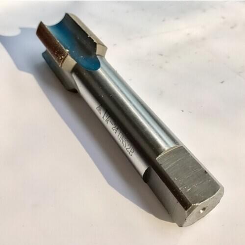 Free shipping of 1PC American standard HSS tap 1-1/4"-7-8-10-12-14-16-18-20-24-28 Tap for steel metal workpiece threading work