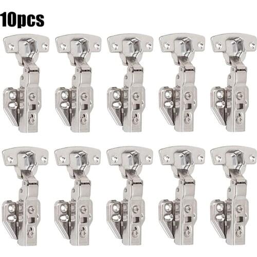 10pc Cabinet Door HSoft Close 35mm Kitchen Cabinet Cupboard Standard Door Hinges For Cabinet Door Cupboard Furniture Hardware