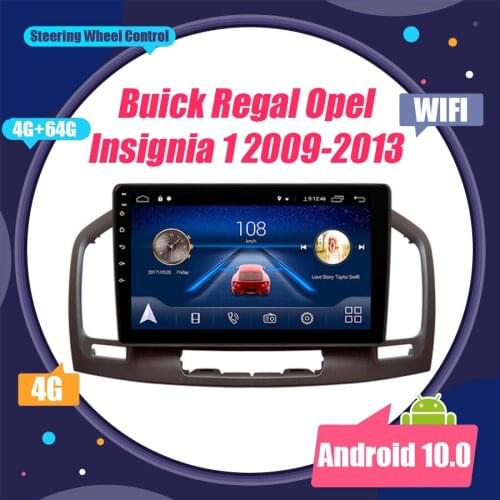 Android 10.0 DVD 2Din Car Radio Multimedia Video Player Navigation GPS For Buick Regal Opel Insignia 1 2009-2013 Stereo Recorder