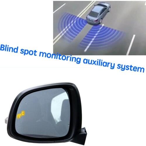 Car BSD BSM BSA Blind Area Spot Warning Drive Mirror Rear Radar Detection System For Suzuki SX4 2014~2015