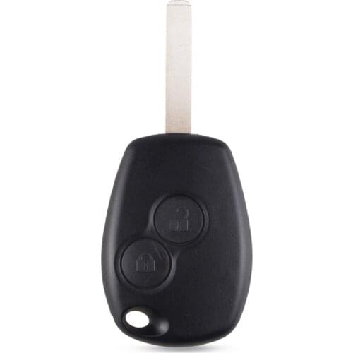 KEYYOU 15PCS 2 Buttons Car Remote Key Shell Case for Renault Clio 3 Scenic Kangoo Megane Modus Twingo Auto Key Fob Entry Shell