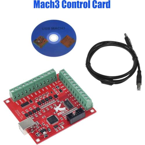 1pcs CNC USB MACH3 100Khz Breakout Board 4 Axis Interface Driver Motion Controller CNC USB MACH3 100Khz Breakout Board 4 Axis In