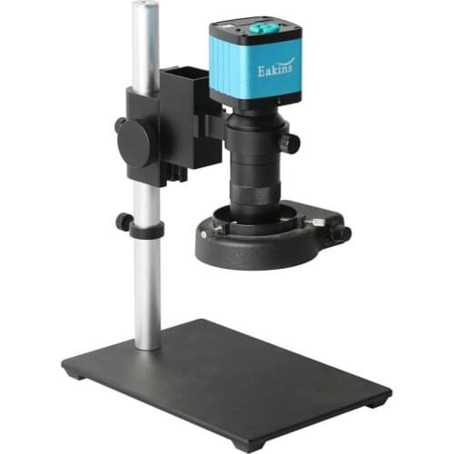 1080P 2K 48MP 38MP HDMI USB Lab Industrial Digital Video Microscope Camera Zoom 100X C-MOUNT Lens For PCB Watch Phone Soldering