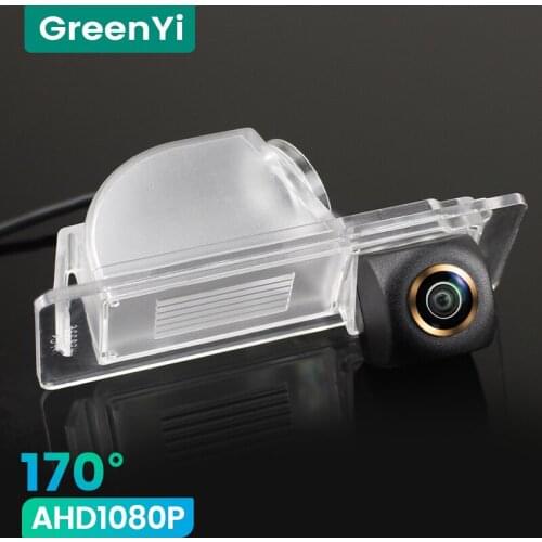 GreenYi 1080P HD 170° Car Rear View Camera For VW Volkswagen Santana New Jetta Skoda 2013-2017 Reverse 4 pin Vehicle Parking AHD