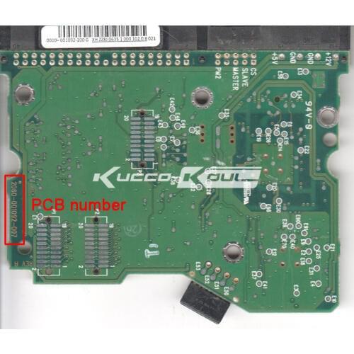 HDD PCB logic board 2060-001092-007 REV A for WD 3.5 IDE/PATA hard drive repair data recovery