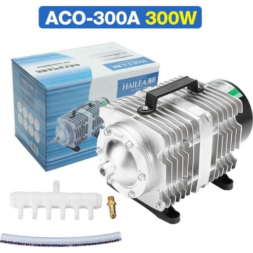 300W AC 220V 240L/min Air Compressor ACO-300A 0.04Mpa Electromagnetic Aquarium Pump Oxygen Aquarium Fish Pond Compressor