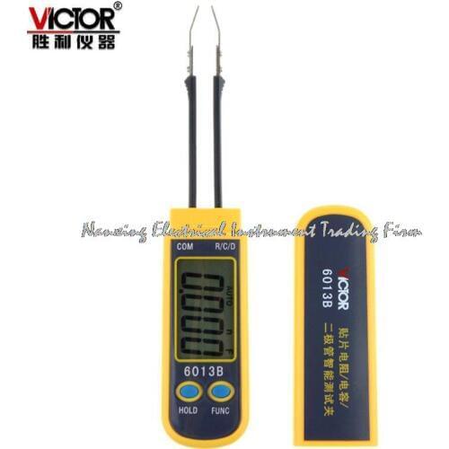 Fast arrival VICTOR 6013B Resistencia / Capacitancia / Diode Probador Inteligente Pinzas